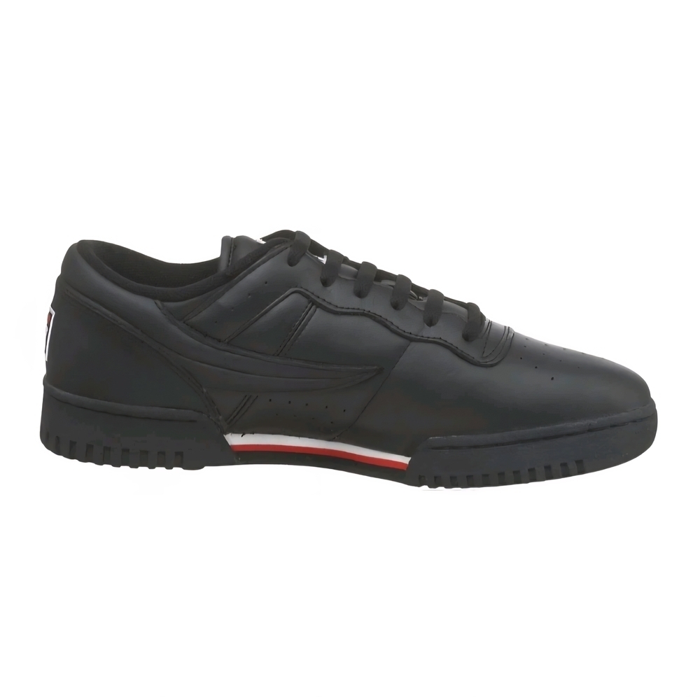 Fila Men's Original Fitness Fashion Sneaker, Black/White/Red